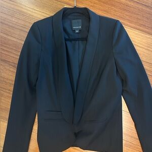 Trouve Black Shawl-Collar Blazer
